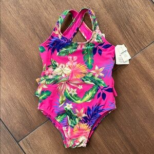 babyGap 3T, NWT, Pink girls Swimwear one piece